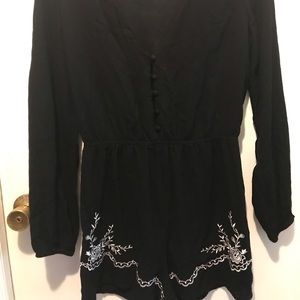 Kendall & Kylie Black Romper